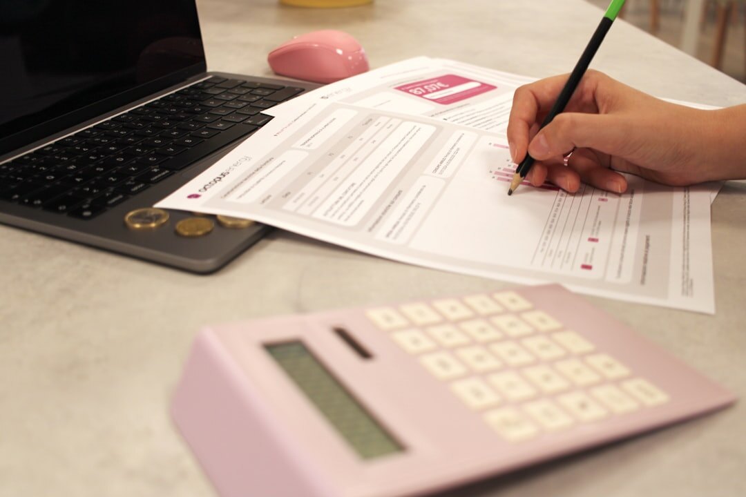 person reviewing budget